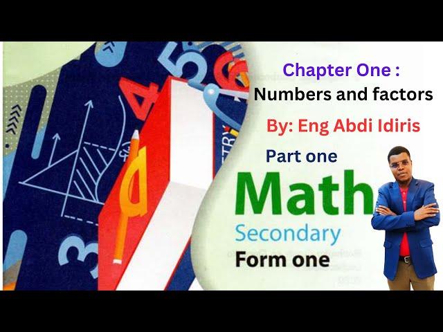 Numbers and factor (Math form 1) || Chapter one|| Part 1