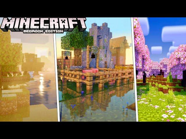 (Top 7) *NEW* BEST Ultra Realistic Shaders Minecraft Bedrock 1.20+ (Android, Windows 10, iOS)