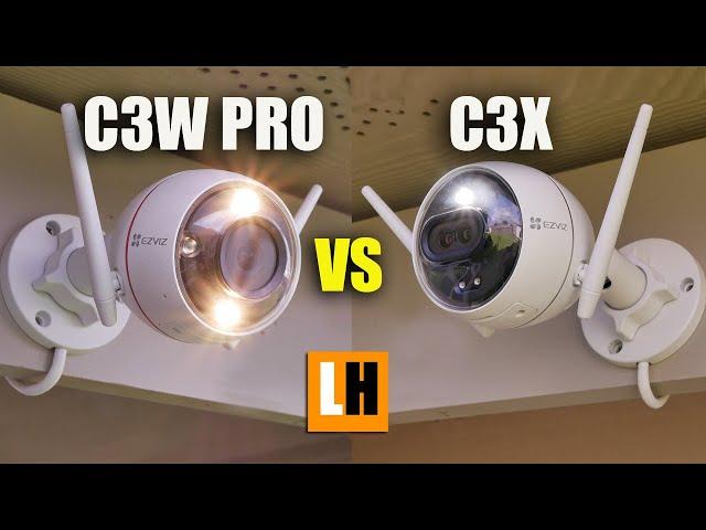 Best EZVIZ Outdoor WIFI Camera - C3W PRO vs C3X