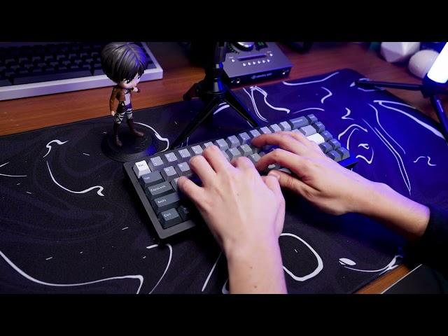 Gateron EF Grayish Tactile Switch Sound Test on TG67 Keyboard