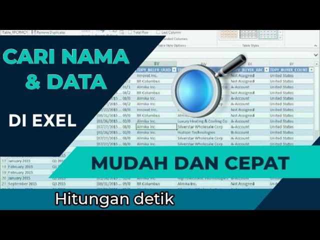 How to Quickly Search for Names and Data in Excel Easily