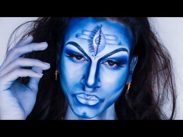 shiva makeup tutorial || shiva as art || Shiv Shankar || Mahadev || lord shiva||(shivratri special)