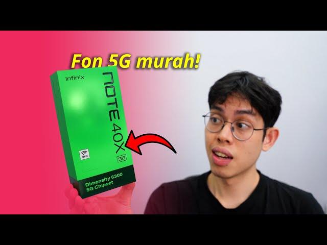 Fon 5G termurah dari Infinix! Tapi... - Unboxing Infinix Note 40X 5G