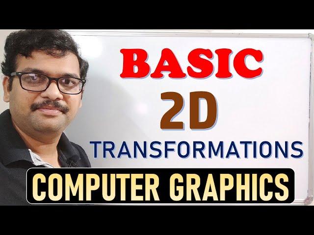 BASIC 2D TRANSFORMATIONS IN COMPUTER GRAPHICS