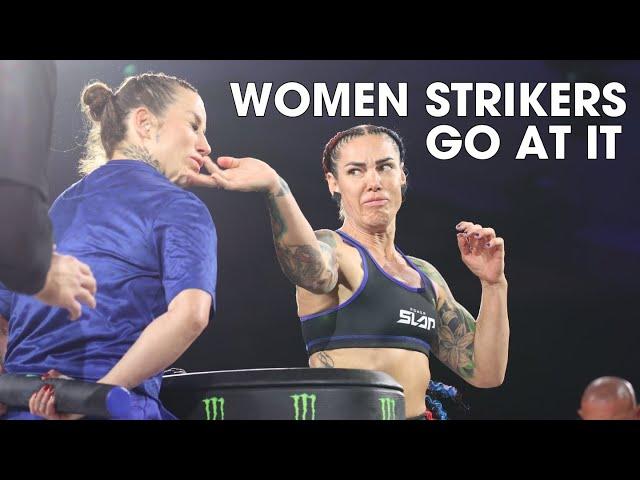 Women Strikers Go At It | Jackie Cataline vs Katharina Lehner | Power Slap 8 - Full Match