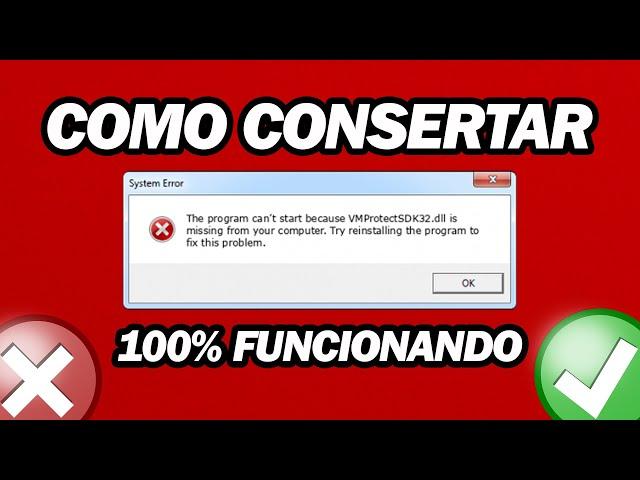 Corrigir Vmprotectsdk32 dll Está Faltando | Como Corrigir O Problema De Dll Vmprotectsdk32