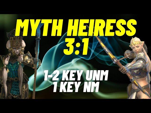 "Ultimate Myth Heiress" Unkillable Clanboss Team - Demytha, Heiress & 3:1 DPS - UNM/NM/Brutal/Hard