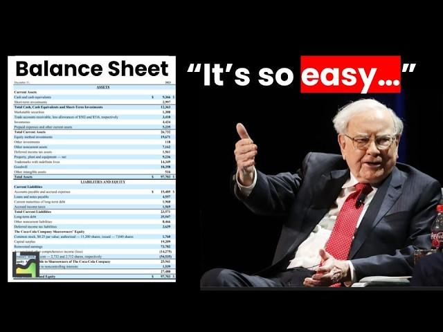 Warren Buffett: How To Analyze a BALANCE SHEET