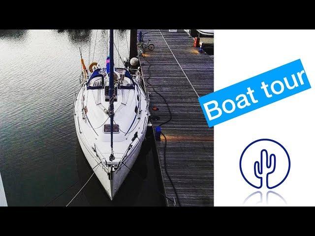 We bought a boat, 30ft Bavaria monohull sailboat tour - SV sea cactus