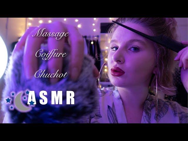 ASMR - Massage, Coiffure, Spray, Chuchot, Caresses...