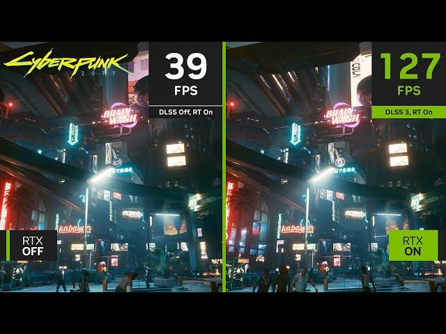 Cyberpunk 2077 | 4K NVIDIA DLSS 3 Comparison