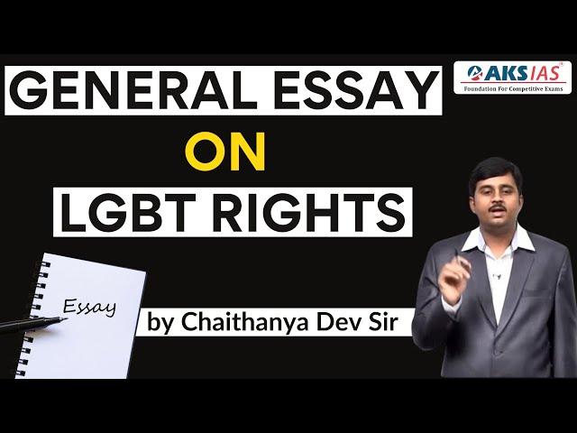 TGPSC Mains General Essay| LGBT Rights #tgpsc #essaywriting #essay #currentaffairs