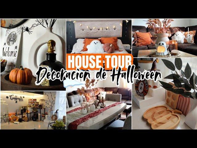 HOUSE TOUR PARA HALLOWEEN  toques de Halloween sin quitar la decoración de otoño + AOOLIA