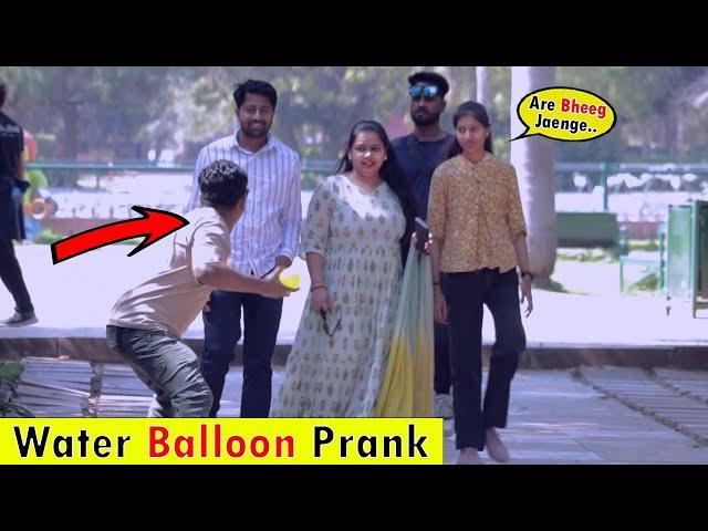 Water Balloon Throwing on People Prank | Bhasad News | Pranks in India 2024