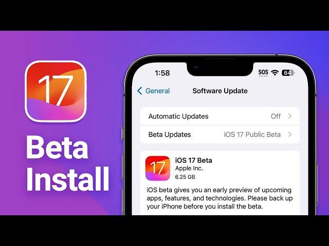 iOS 17 Public Beta Released - How to Install FOR FREE!