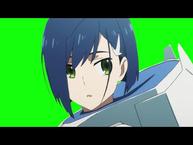 Green Screen - Chromakey | Anime Mask |  Darling in the Franxx Chroma Key №27