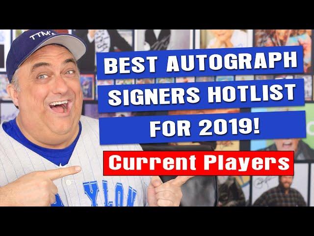 Best Baseball Autograph TTM Signers For 2019