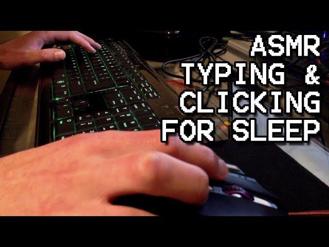 ASMR Typing and Clicking Sounds for Relaxation and Sleep