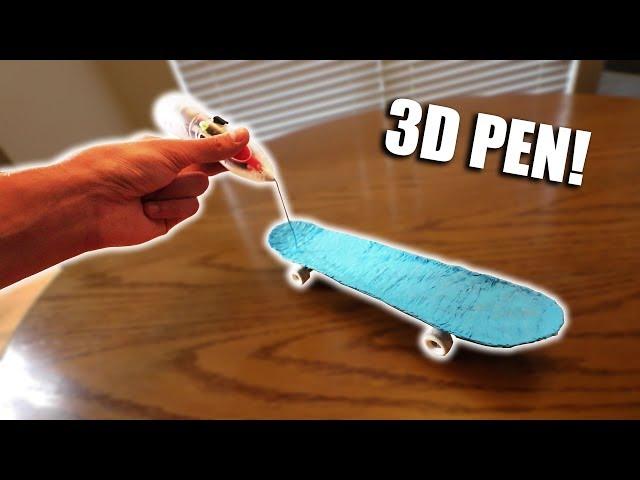3D PEN MAKING A HANDBOARD!