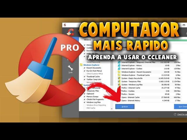 Aprenda a Usar o CCleaner Para Deixar Seu Computador Mais Rápido [Dicas] - João Dias Tutoriais