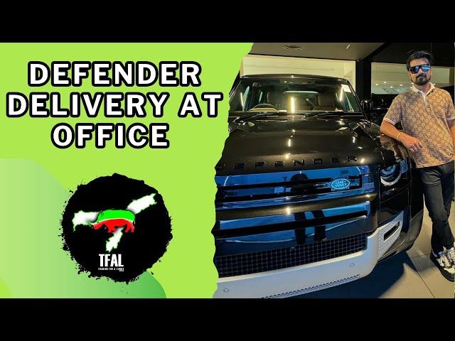 DEFENDER DELIVERY AT OFFICE