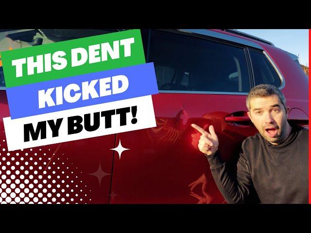 This Dent Kicked My Butt | Paintless Dent Removal | PDR Training