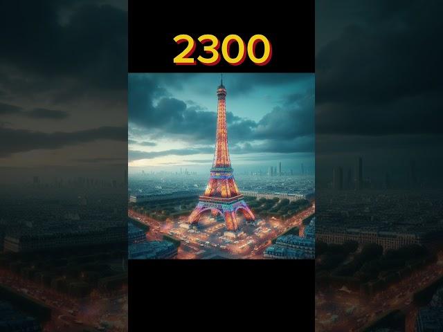 The Evolution of the Eiffel Tower    Follow and like for more videos #ai #evolution #eiffeltower