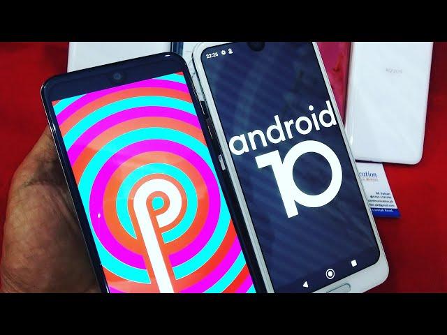 How to Upgraded Android 10 in SHARP AQUOS R2