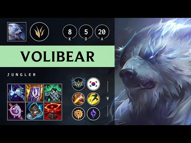 Volibear Jungle vs Viego: Unstoppable - KR Challenger Patch 14.20