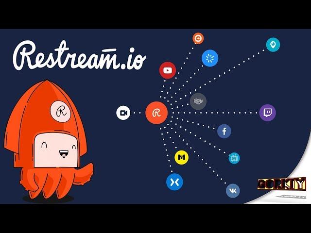 @Restream.io - Видео Урок как пользоваться сервисом для мультиплатформенного стриминга