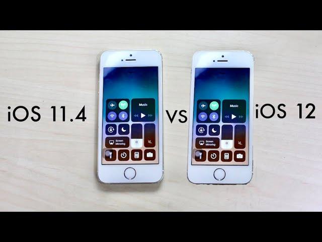 iOS 12 Vs iOS 11.4 On iPHONE 5S! (Comparison) (Review)