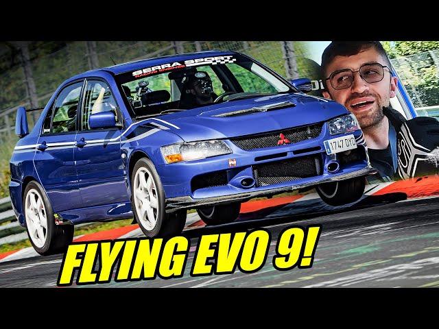 JDM Time! Flying Mitsubishi Lancer EVO 9 // Nürburgring