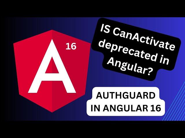 Angular - How to resolve CanActivate deprecated in Angular-15 Auth Guard | Nihira Techiees