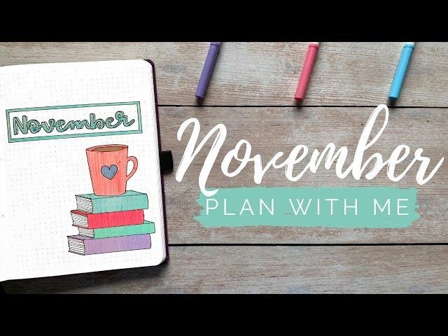 November 2019 Bullet Journal Setup | Plan With Me | BUJOANDCOOKIES