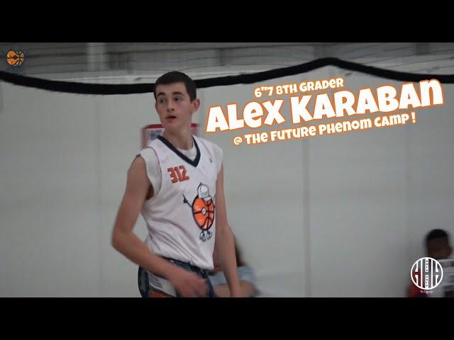 6"7 8th Grader Alex Karaban Proves To Be A Top Prospect In The Class Of 2022 !! - Future Phenom Camp