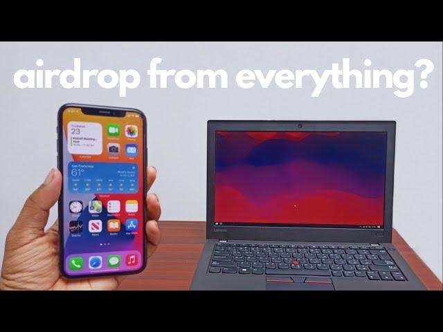 TRICK TO USE AIRDROP ON ANY DEVICE! (Android/Windows/iOS/MacOS)