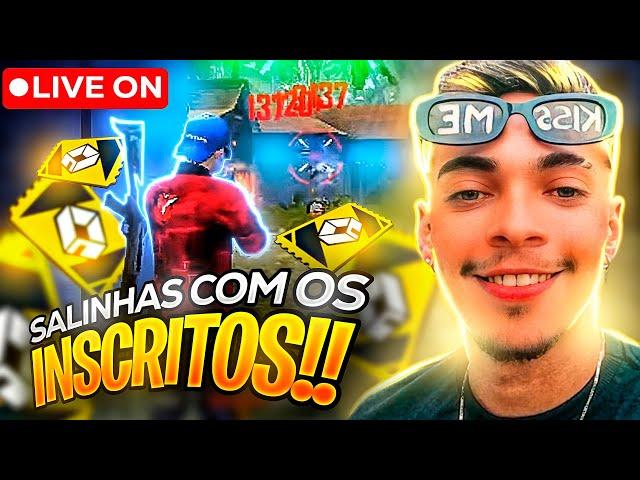  LIVE ON! RUMO AO DESAFIANTE COM INSCRITOS RANKED FREE FIRE AO VIVO   +18   #5kDEINSCRITOS