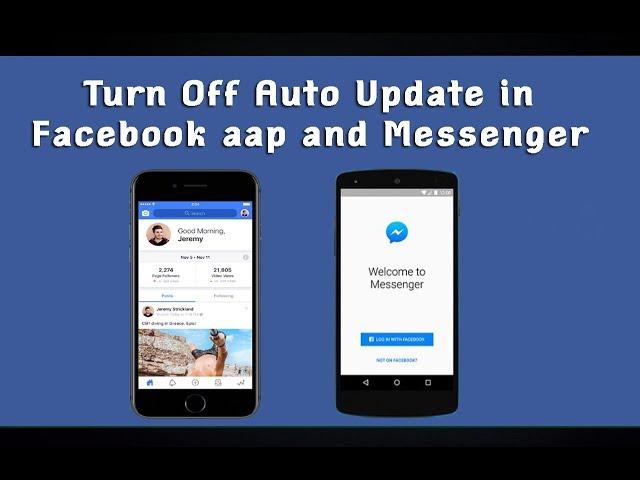 How To Turn Off Auto Update In Facebook App & Messenger For Android Mobile