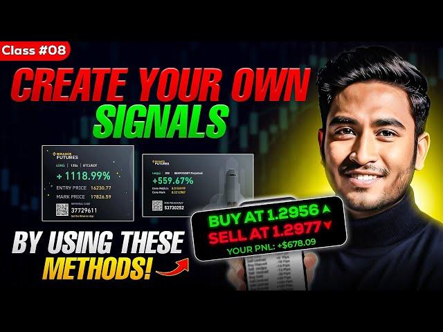 How To Create Crypto Trading Signals | Create Your Own Trading Signals | Class 8