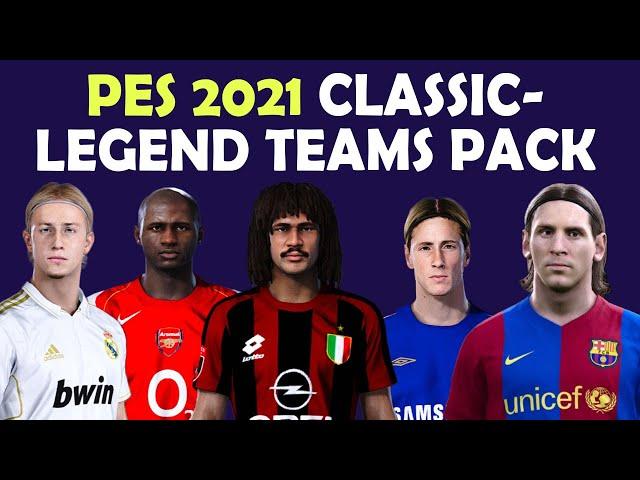 Pes 21 Classic-Legend Teams Pack