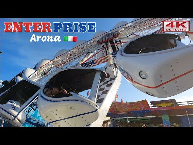 Lunapark Tredicino Giostre 2023  ENTERPRISE Offride | Lunapark 4k