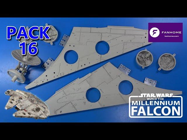 Star Wars Millennium Falcon Stages 72 to 76 By FanHome | ASMR