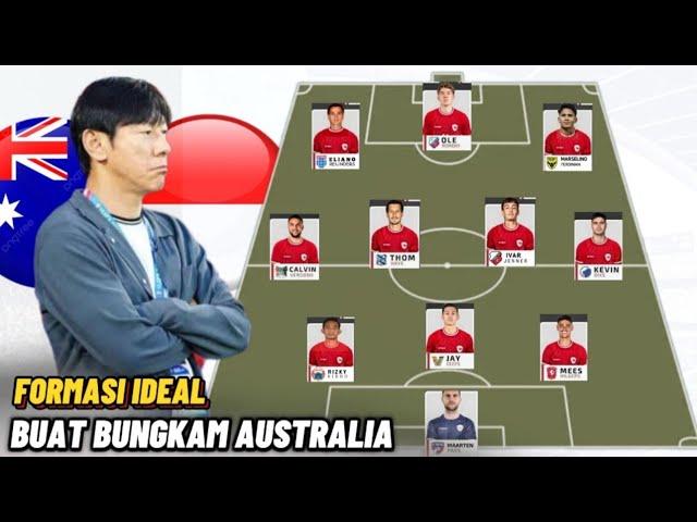 Australia ketar ketirinilah formasi timnas Indonesia vs Australia kualifikasi piala dunia 2026