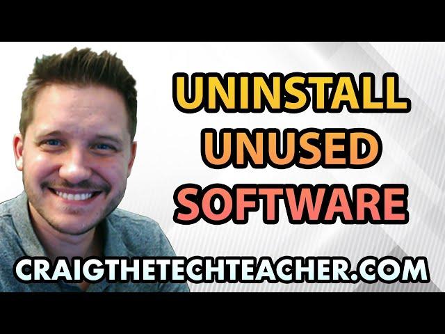 How To Uninstall Unused Windows 7 Software Programs (2022)