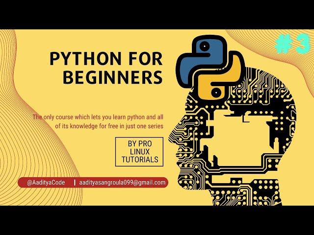 Python Basics Tutorial for Beginners #3 | Try, and except, nested conditionals | ProLinuxTutorials