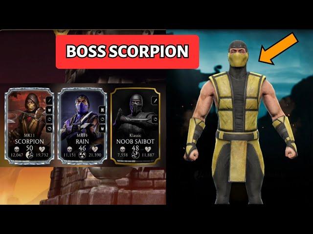 Boss Klassic Scorpion | Shirai Ryu Tower | Faction Wars | Beginners Account | mortal kombat mobile