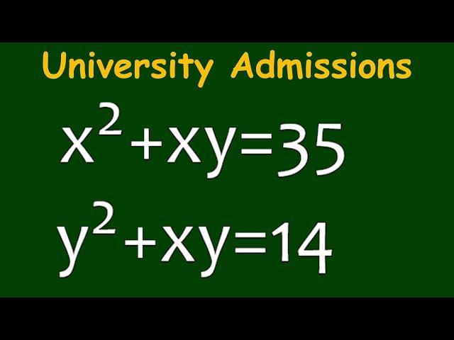 Can you Solve Cambridge University Admission Test ? ️️