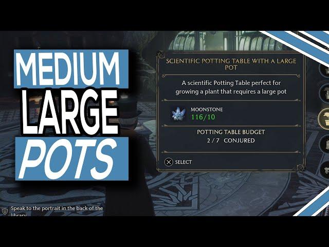 How To Get Medium & Large Pots In Hogwarts Legacy