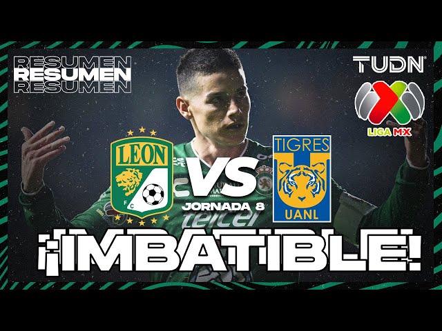 HIGHLIGHTS | León vs Tigres | Liga Mx - CL2025 J8 | TUDN