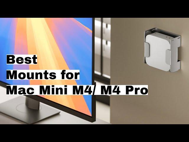 Must-Have Mounts for Mac Mini M4 series 2024 - Wall, desk, Monitor VESA mount